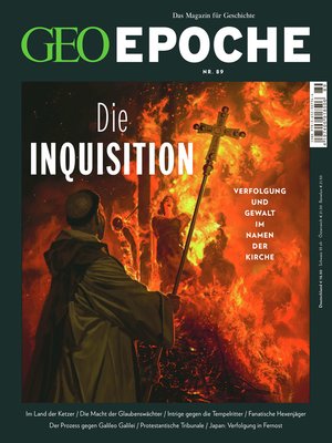 cover image of GEO EPOCHE 89/2018--Die Inquisition